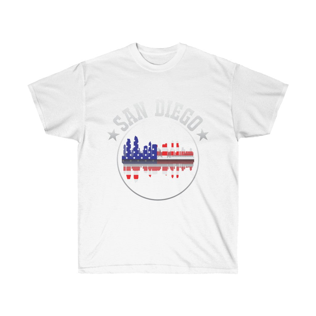 Unisex Ultra Cotton Tee "Higher Quality Materials"(SAN DIEGO)