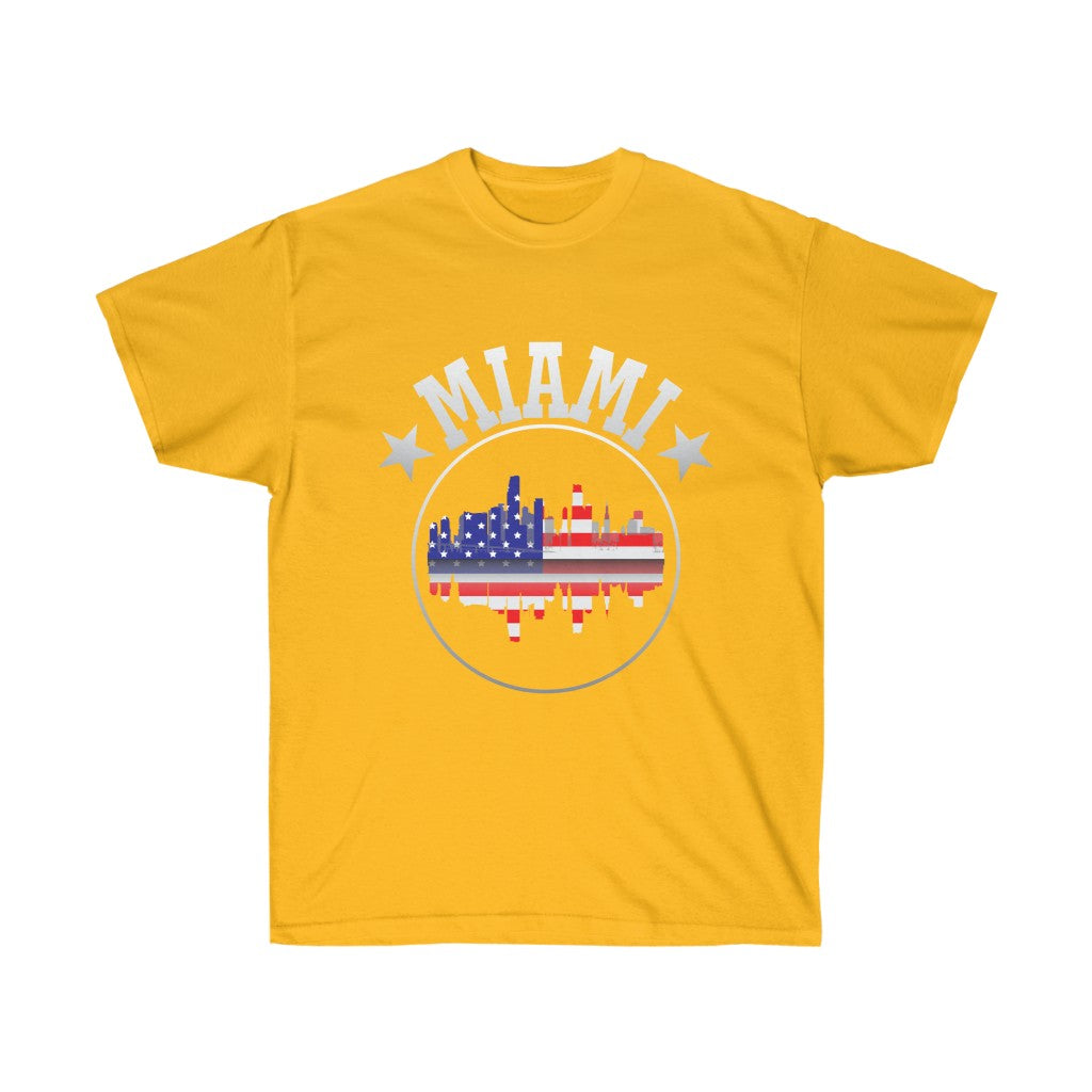 Unisex Ultra Cotton Tee "Higher Quality Materials"(MIAMI)