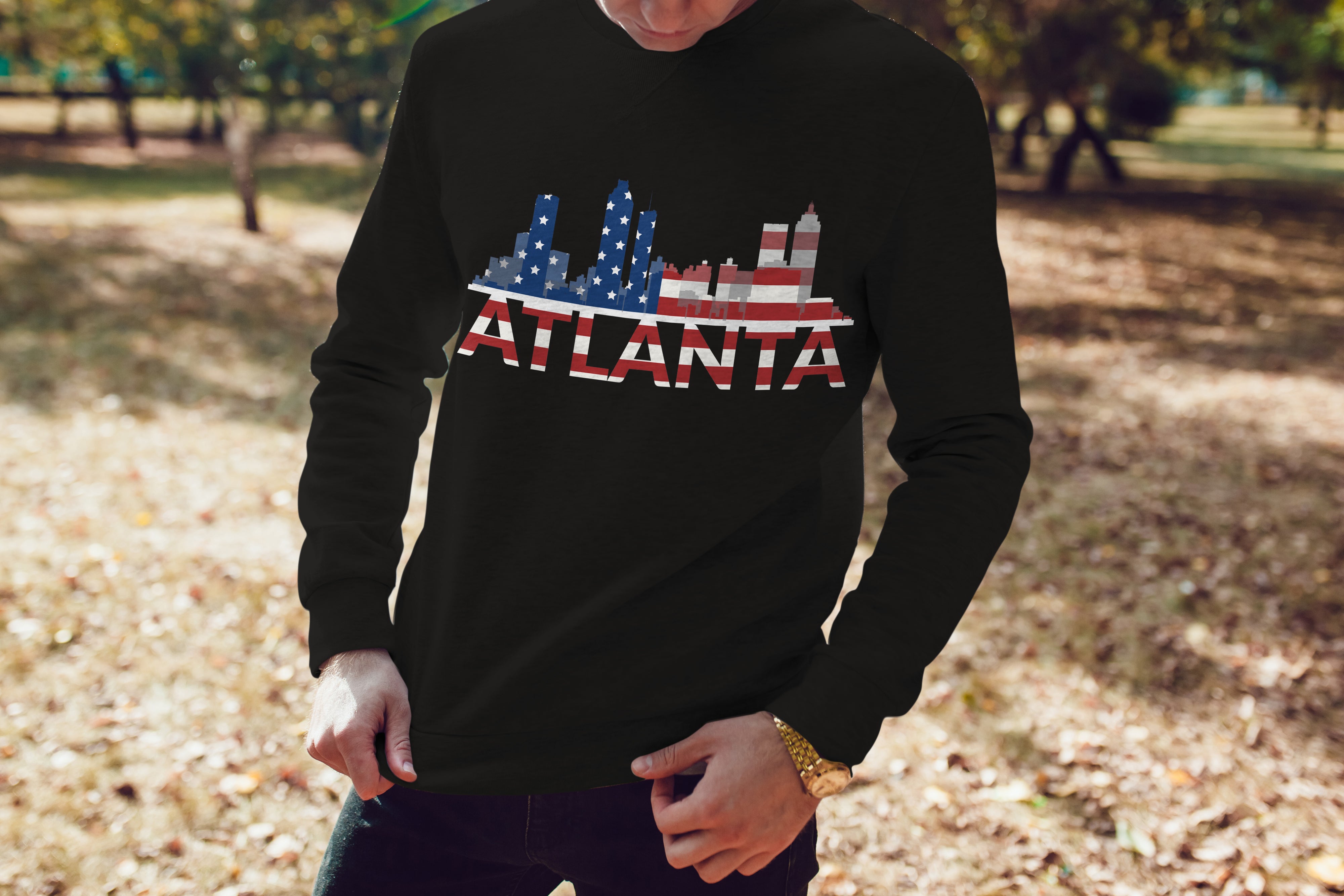 Unisex Heavy Blend™ Crewneck Sweatshirt (Atlanta)